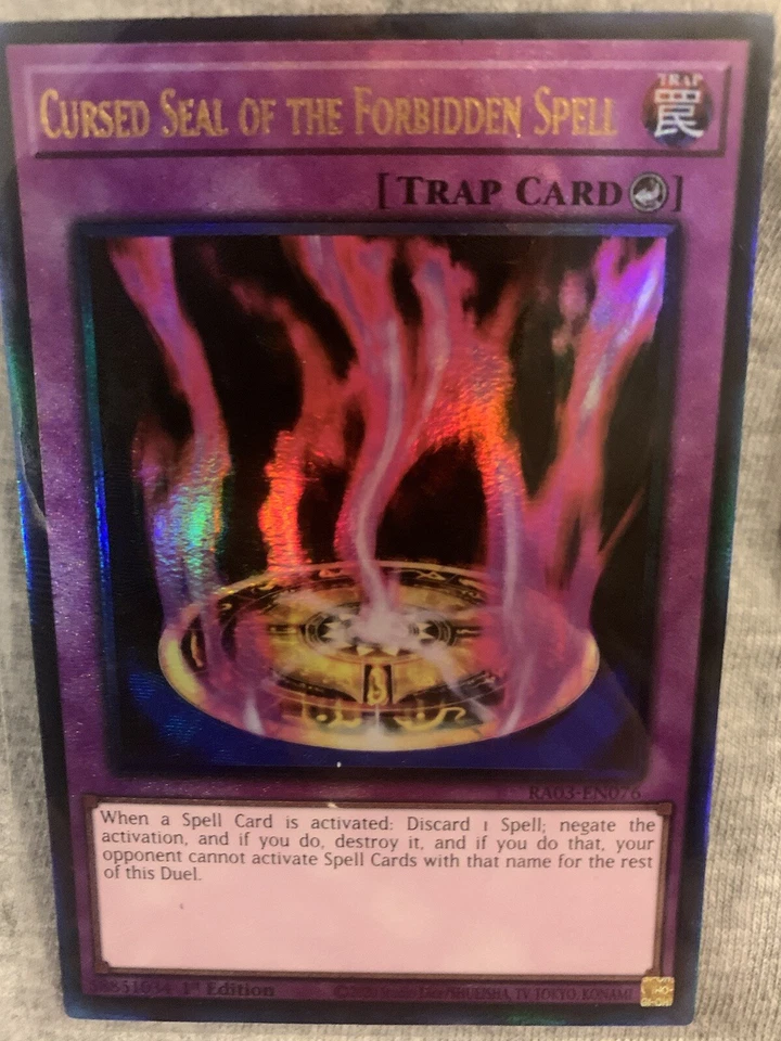 Cursed Seal of the Forbidden Spell (PUR) RA03-EN076 Quarter Century Bonanza 1st - Image 1 of 1