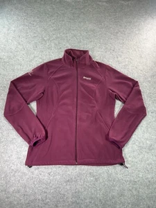 Bergans Of Norway Park City Lady Fleece Jacket Womens Large Purple Full Zip - Picture 1 of 13