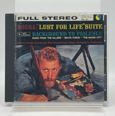 Lust For Life Suite: Background To Violence Film Score CD 1993 by Miklos Rozsa - Image 1 of 2
