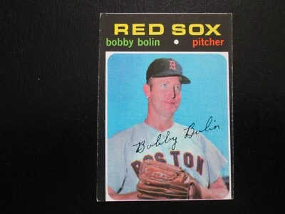 Tarjeta de béisbol Topps 1971 de Bobby Bolin # 446 Foto 1 de 2