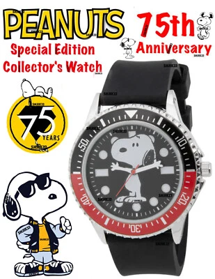 Reloj PEANUTS 75 Aniversario Accutime Edición Especial ft. Snoopy (NUEVO) Foto 1 de 4