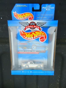 🔥HOT🔥WHEELS🔥#6 WHITE/GOLD STUTZ BLACKHAWK 1999 FINAL RUN W/WW REAL RIDERS - Bild 1 von 3