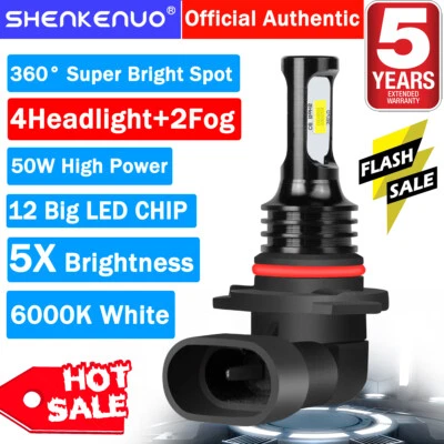 Faros LED altos/bajos + bombillas antiniebla QHB para Dodge Charger 2011 2012 2013 2014 Foto 1 de 4