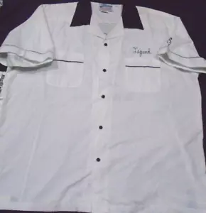 Camicia da bowling Cruisin USA Chico's Bail Bonds Camp Button taglia XL adulto - Foto 1 di 2