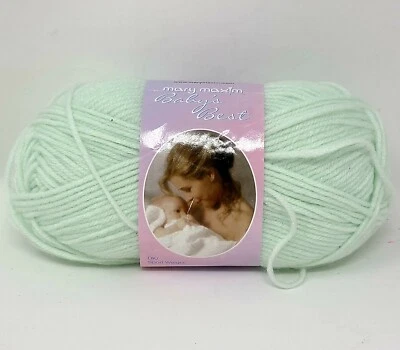 Mary Maxim Baby's Best Yarn-Mint-85% acrylic/15% tencel-imported - Image 1 of 4