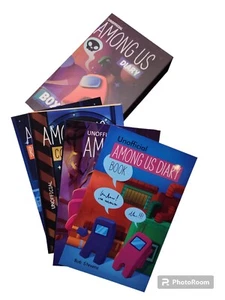 Unofficial AMONG US DIARY 6 Book Of Box Set - Picture 1 of 7