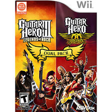 Dual Pack Guitar Hero III and Guitar Hero Aerosmith - Nintendo Wii