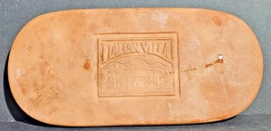 Vintage Italian Villa Terracotta Bread Basket Warmer Wicker Retro - Picture 1 of 6