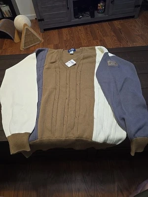 ¡NUEVO! Suéter Vintage La Mode Mountain Dew Cuello en V Adulto XL 100% Algodón Foto 1 de 4