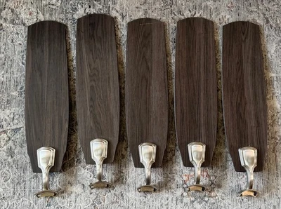 5 Universal Ceiling Hunter Fan Blades Reversible - Image 1 of 2