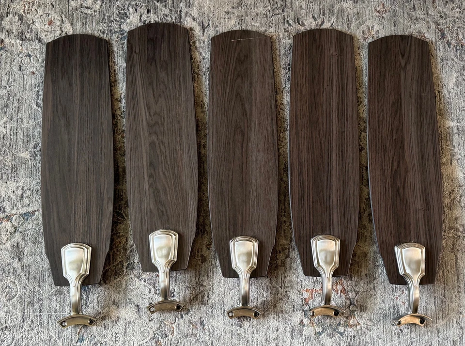 5 Universal Ceiling Hunter Fan Blades Reversible - Image 1 of 2