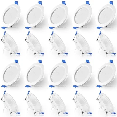 20X LED Einbaustrahler Dimmbar Einbauleuchten Flach Decken Einbau Spot Set NEW - Bild 1 von 4