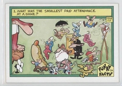 1976 Funky Facts Weird World of Baseball The Game #25 - Image 1 of 2