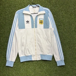 Chaqueta Argentina De Colección Para Hombre Pequeña Adidas Fútbol AFA Bordada 1978 Años 70 - Imagen 1 de 10