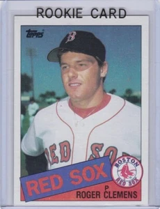 ROGER CLEMENS ROOKIE CARD 1985 Topps VINTAGE BASEBALL RC Boston Red Sox Yankees - Picture 1 of 2