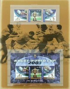 MINT 2003 RUGBY WORLD CUP 2003 STAMP PACK  - Bild 1 von 1