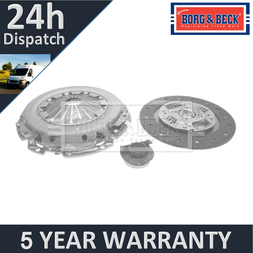 Se adapta a Volvo S40 1995-2003 V40 1996-2004 1.6 1.8 2.0 Kit de embrague Borg & Beck Foto 1 de 4