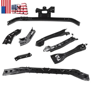 For 2013-2019 Nissan Sentra Front Support Radiator Brackets Kit Set Steel 8pcs - Picture 1 of 13