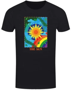 The Sun Tarot Card Black T-Shirt, Magic Rainbow, Pride Collection, Deadly Tarot - Picture 1 of 4