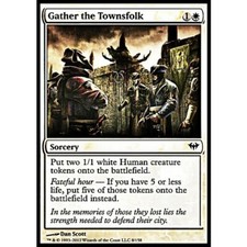 Gather the Townsfolk English Dark Ascension strikezoneonline Magic the Gathering