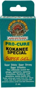 Pro-Cure Super Sticky Gel 2 oz Kokanee Special Scent Attractant w/UV Flash - Picture 1 of 1