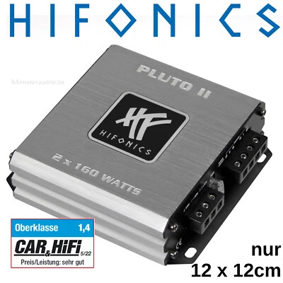 Hifonics Pluto II 320 Watt mini 2-Kanal Verstärker digital micro Auto Endstufe - Bild 1 von 3