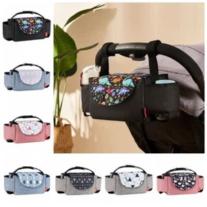 Bolso organizador para cochecito Bolsa colgante Portabotellas Bolsa para mamá Cochecito Bolsa de almacenamiento - Imagen 1 de 17