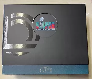 2023 SUPER BOWL 57 NFL ON LOCATION CREDENZIALI VUOTA ELITE SCATOLA COMMORATIVA - Foto 1 di 3