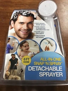 Rinse Ace All-In-One Snap N’ Spray Detachable Sprayer with 6ft Hose - Picture 1 of 3