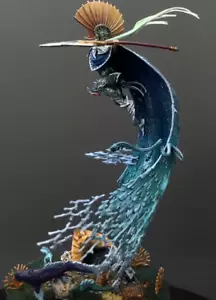 EIDOLON OF MATHLANN Idoneth Deepkin Warhammer Aos Games Workshop personalizzato dipinto - Foto 1 di 7