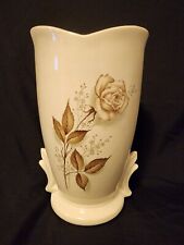 Vintage 1950's McCoy Pottery Ivory with Brown designs Antique Rose