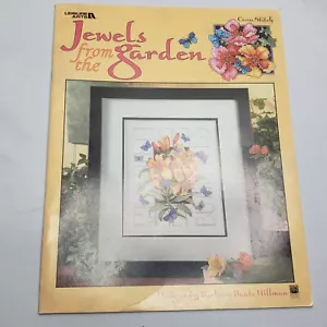 Folleto/arte de ocio con patrón de punto de cruz contado flores del jardín joyas del jardín - Imagen 1 de 7