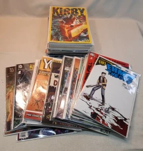 💥 COMIC BOX LOT OF 50 RANDOM VARIETY TYPES OF COMICS ? WHAT'S IN THE STACK ?? - Picture 1 of 4