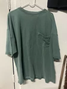 Vtg 90s Gap Pocket-T Shirt Green Size XL Single Stitched Made in USA Rare - Picture 1 of 1