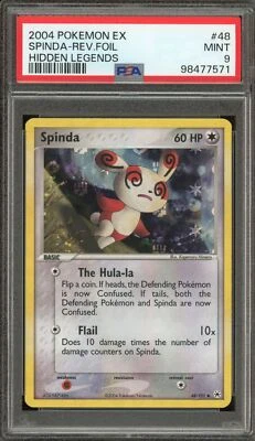Pokemon Spinda EX Hidden Legends Reverse Holo #48 PSA 9 Mint - Image 1 of 2