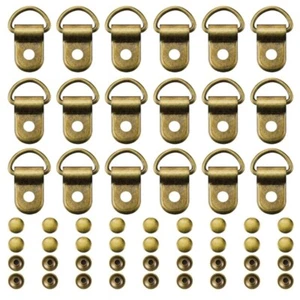 100 piezas Gancho para cordones Ganchos para cordones de metal Clips de montaje Accesorios D? Anillo Ojales - Imagen 1 de 8