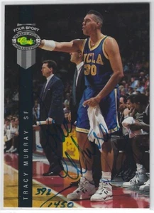 TRACY MURRAY UCLA BRUINS BASKETBALL 1992 CLASSIC 4 SPORT AUTO AUTOGRAPH CARD - Picture 1 of 2