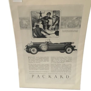 Packard Ask The Man Who Owns One Advertist 1928 anuncio vintage - Imagen 1 de 4