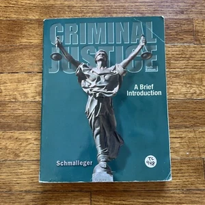 Criminal Justice A Brief Introduction 6th Edition Frank Schmalleger Book - Picture 1 of 5