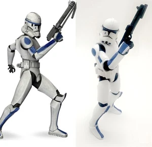 1/18 “Tup” 501st Clone Trooper Custom Figure Star Wars The Clone Wars TVC - Picture 1 of 2