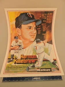 Minnesota Twins Harmon Killebrew 1984  Certicare autographed 18 x 24 Poster - Picture 1 of 6