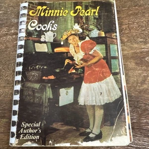 Minnie Pearl Cooks Cookbook by Minnie Pearl 1970 Signed 1st Edition - Picture 1 of 22