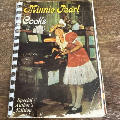 Minnie Pearl Cooks Cookbook by Minnie Pearl 1970 Signed 1st Edition - Image 1 of 4
