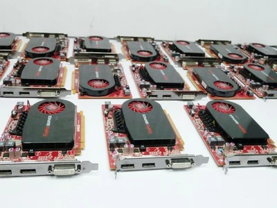 19x DELL AMD FirePro V4900 1GB GDDR5 2-DP/1-DVI Video Graphics Card 102C3380301 - Image 1 of 4