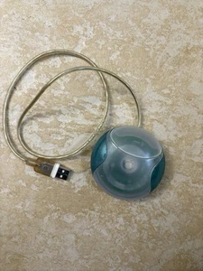 Vintage Apple Blueberry Blue Puck Mouse M4848 sehr guter Zustand - gereinigt & getestet - Bild 1 von 5