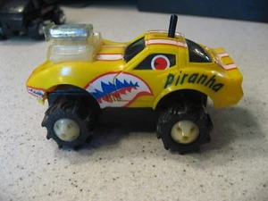 Vtg LJN Toys Rough Riders Black 4 x 4 Tri-Ex Blown Corvette Piranha -Light Works - Picture 1 of 6