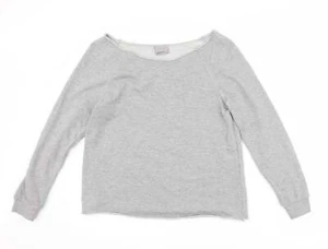 VERO MODA Womens Grey Cotton Blend Sweatshirt Size XS - Picture 1 of 12