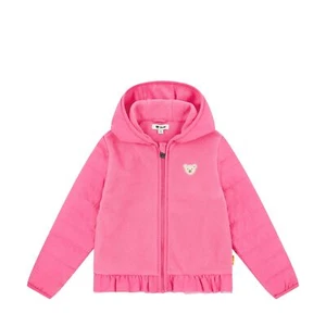 STEIFF Fleecejacke Teddykopf Rüschen hot pink Größe 98 SOMMER 2025 NEU - Bild 1 von 4