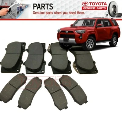 OEM 2002-2021 Toyota 4Runner Front &Rear Brake Pads 04465-AZ200/04466-AZ103 - Image 1 of 4