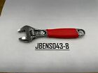Snap-on Tools NEW RED 6" Soft Grip Flank Drive Plus Adjustable Wrench FADH6BR